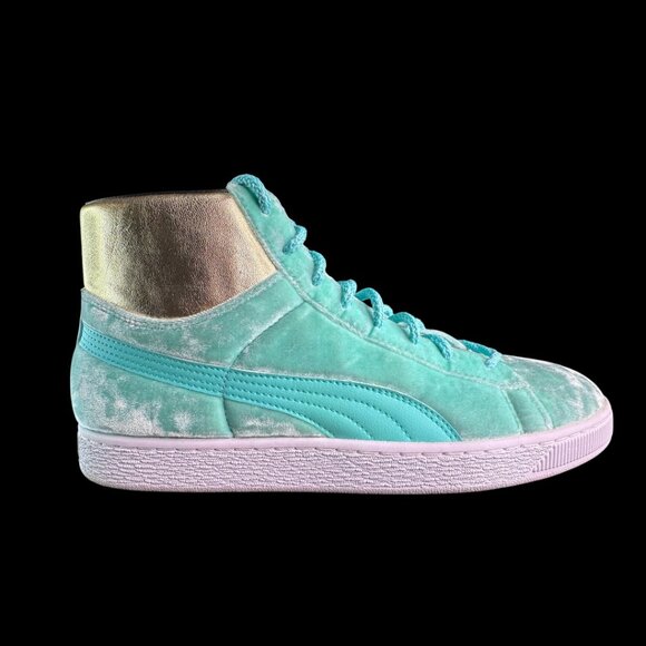 Puma Dee & Ricky x Basket Mid Lady Liberty Whimsical World Velvet Mens Size 10.5 main image 10